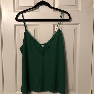 Green Camisole with Lace